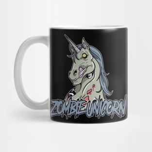 Zombie Unicorn Halloween Mug